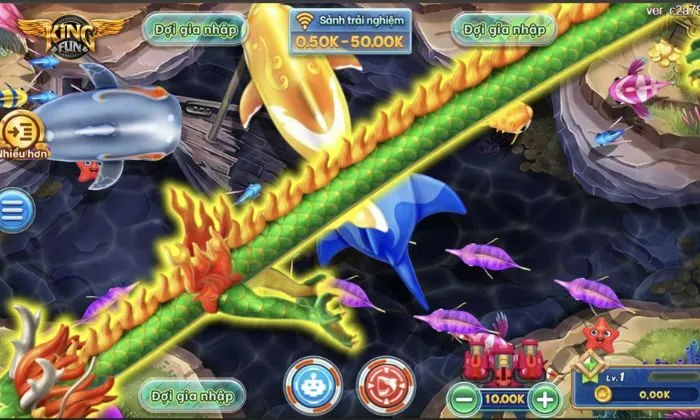 bắn cá Kingfun Cần sử dụng linh hoạt các chiến thuật khi bắn cá
