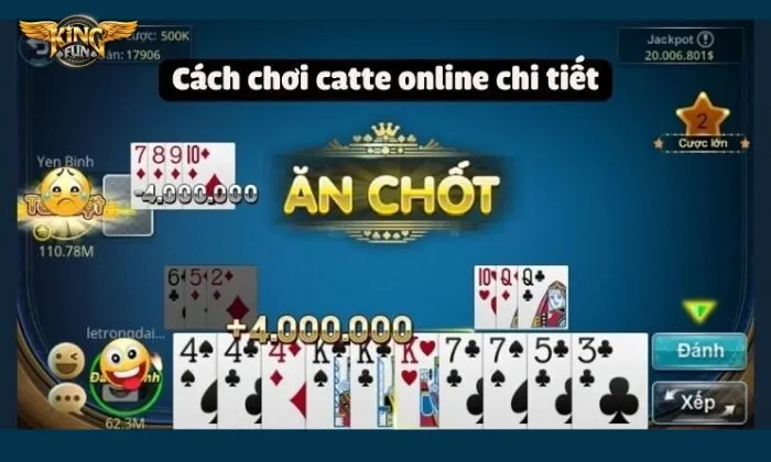 Các cửa cược tại Catte