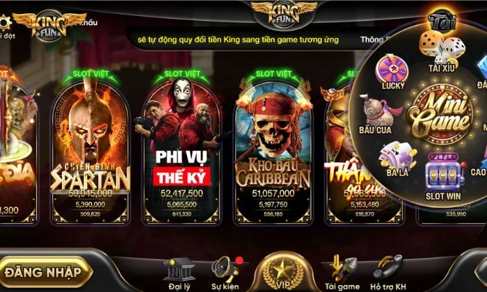 đăng ký Kingfun Tận hưởng kho game mới lạ và nhận thưởng