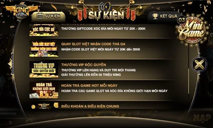 Những ưu điểm khi tham gia khuyến mãi: Hoàn trả game hot mỗi ngày