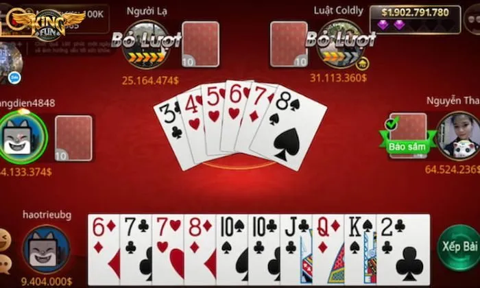 Sâm Kingfun Luật chơi bài Sâm Kingfun đơn giản, dễ hiểu